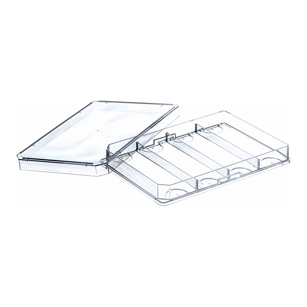 Greiner Bio One FOURWELL PLATE, PS, 127,8/85,5 MM, LID, VENTS,STERILE, 8 PCS./BAG