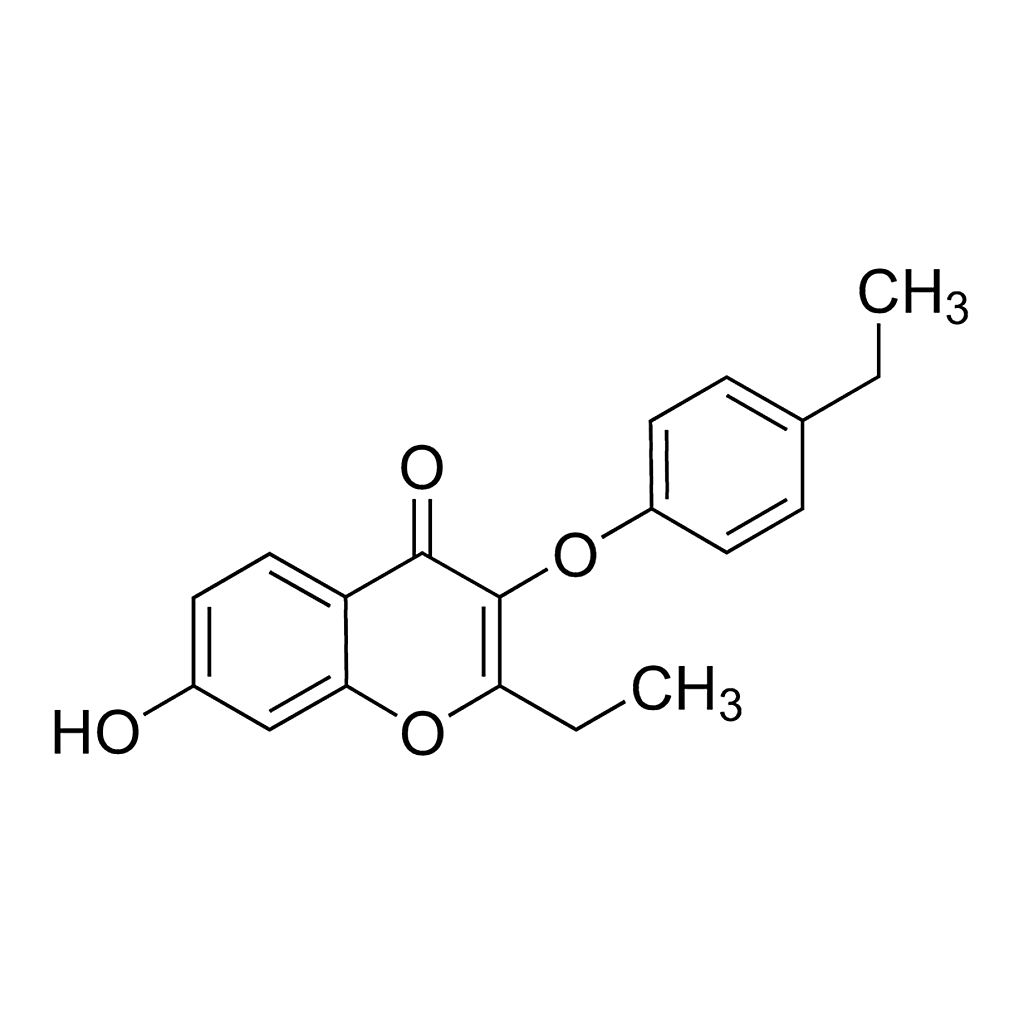 Merck 2-Ethyl-3-(4-ethylphenoxy)-7-hydroxy-4H-chromen-4-one