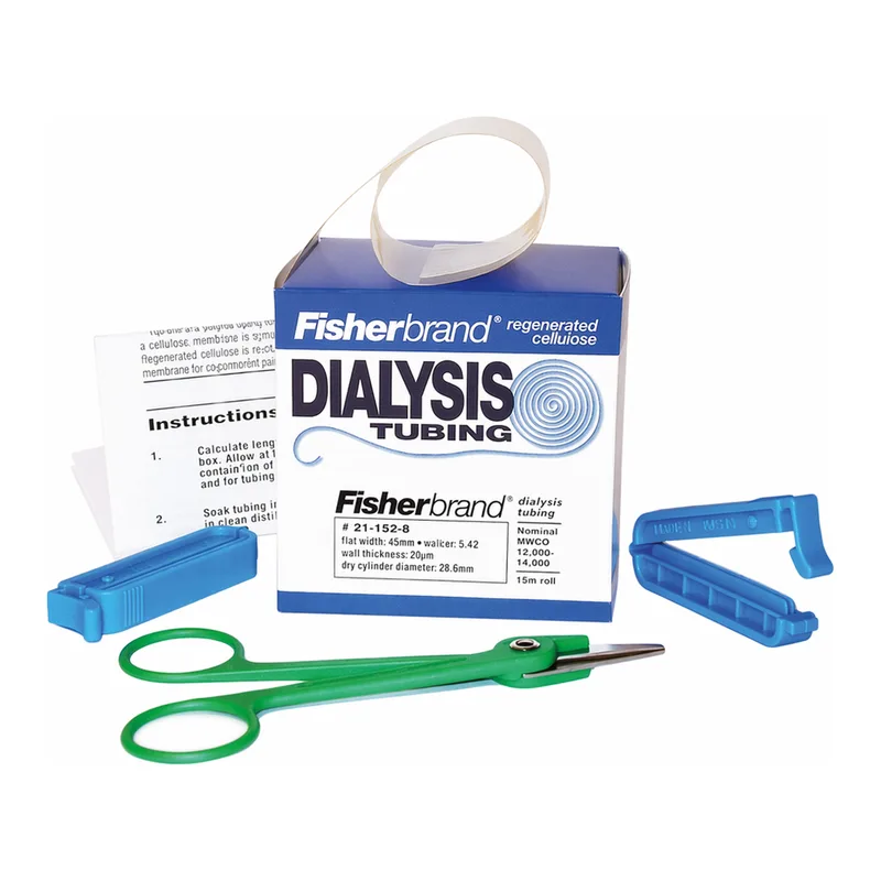 Thermo Fisher Scientific Regenerated Cellulose Dialysis Tubing, Flat width: 40mm; Dia. x Length: 25.5mm x 30m