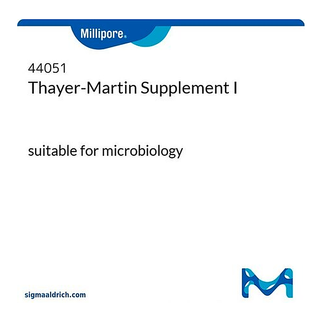 Merck Thayer-Martin Supplement I