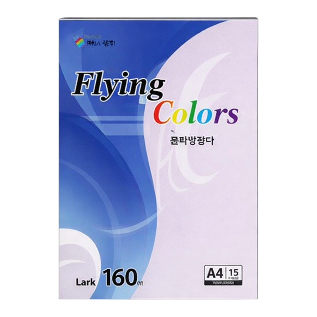 OFFICENEX 플라잉컬러 라크(L1/A4/ 160g/ 상아색/ 15매/팩/삼원)