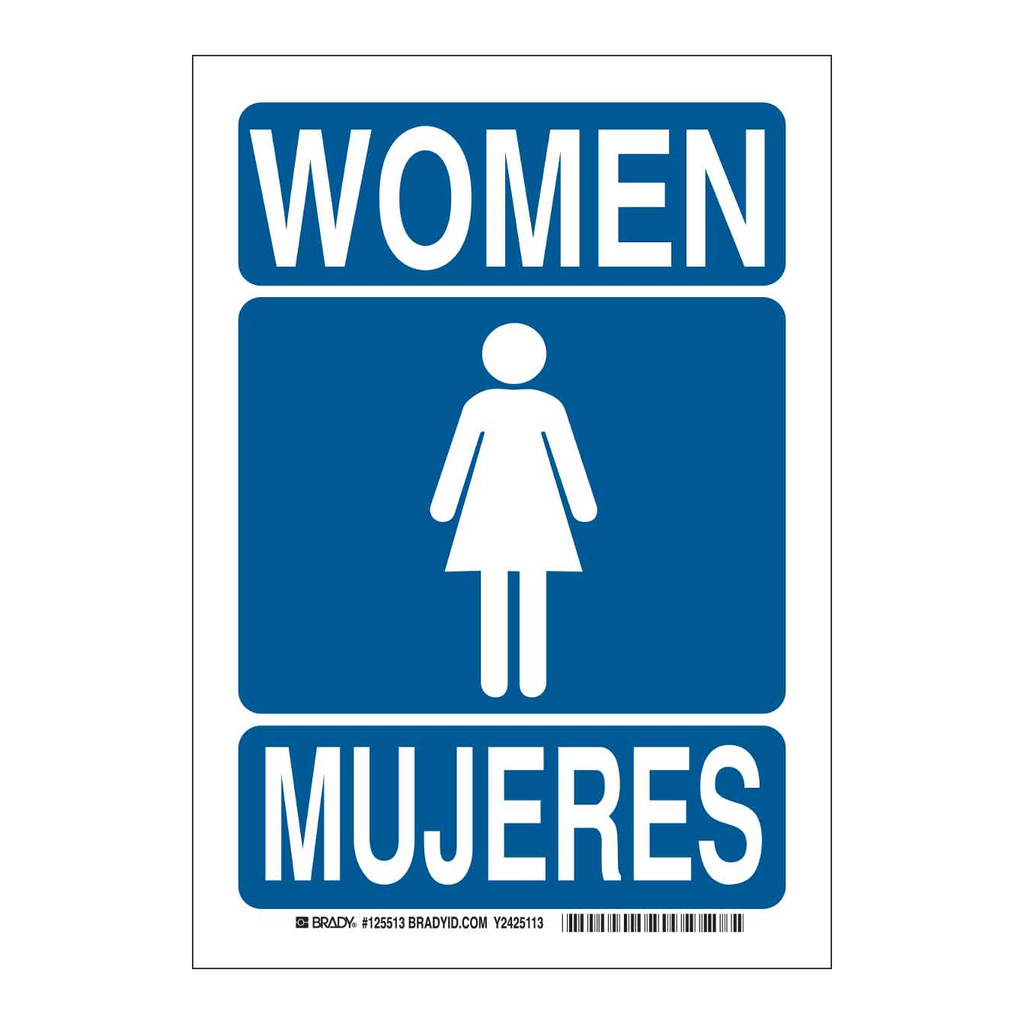 Brady Bilingual Women Sign