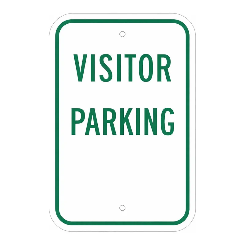 Brady Visitor Parking Sign