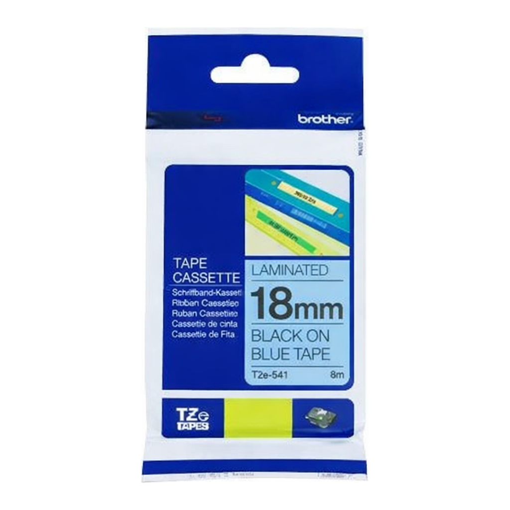 OFFICENEX 브라더 테이프카트리지(TZe-541/18mm/청색/흑색문자)