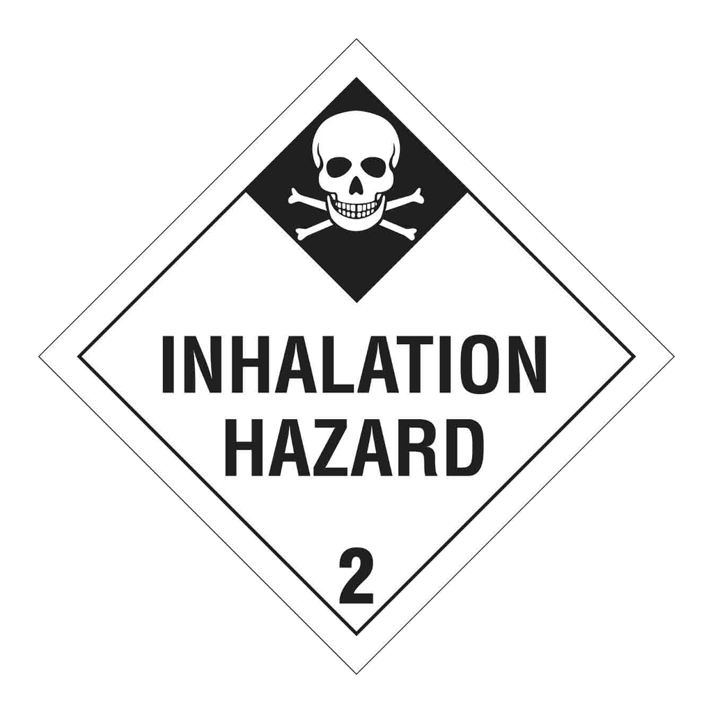 Brady Inhalation Hazard 2 Sign