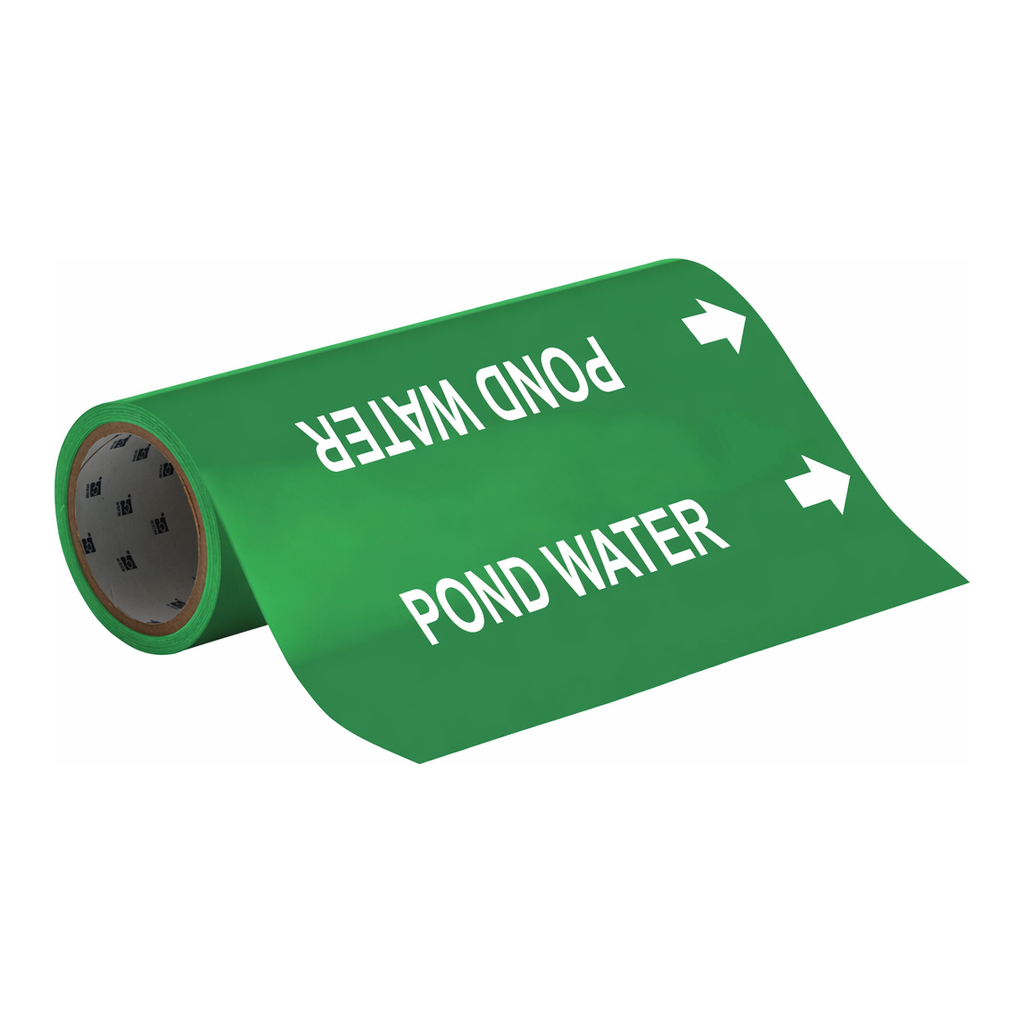 Brady POND WATER Roll Form Pipe Marker