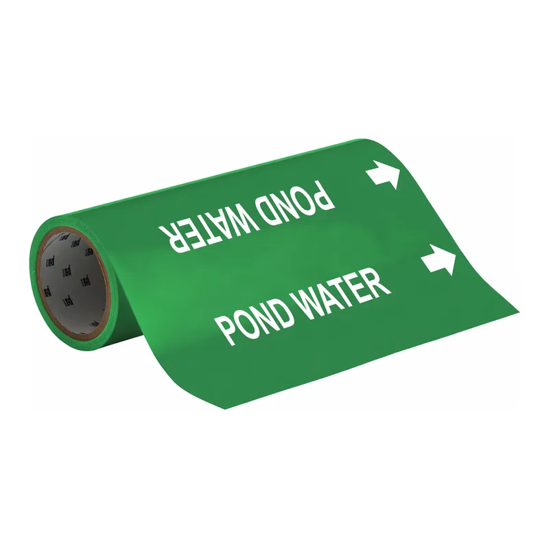 Brady POND WATER Roll Form Pipe Marker