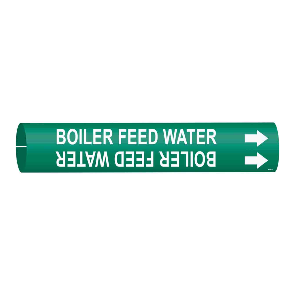 Brady BOILER FEED WATER Snap-On/Strap-On Pipe Marker