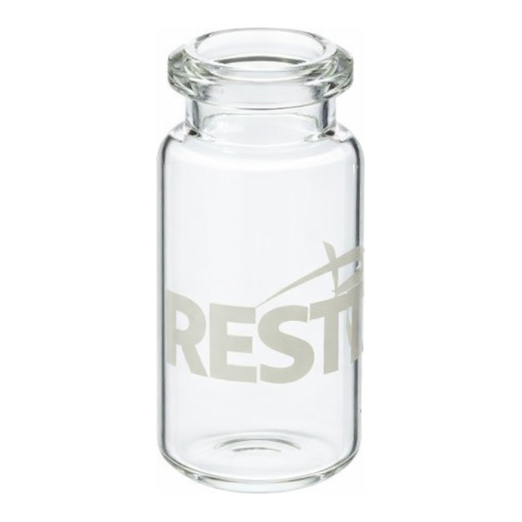 Restek Vials, Headspace, 10ml Clear 23x46mm Rounded Bottom Pack of 1000