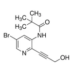 Merck N-(5-Bromo-2-(3-hydroxyprop-1-yn-1-yl)pyridin-3-yl)pivalamide