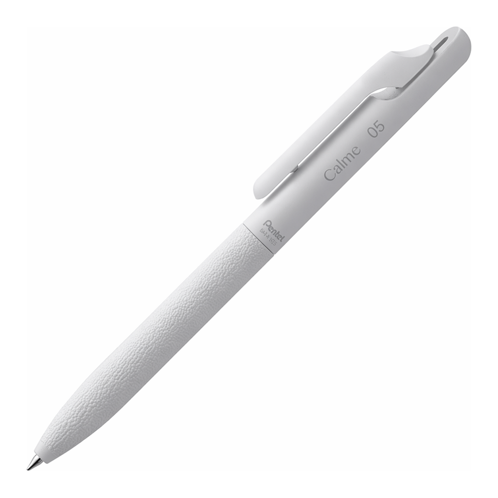 OFFICENEX 펜텔 카르므 볼펜 흑색(0.5mm/바디색상:그레이쉬 화이트/BXA105W-A)