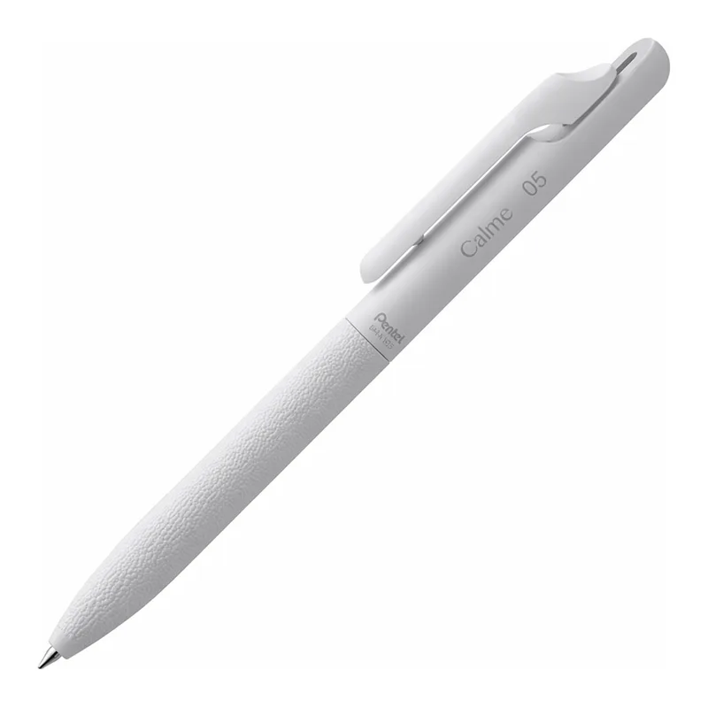 OFFICENEX 펜텔 카르므 볼펜 흑색(0.5mm/바디색상:그레이쉬 화이트/BXA105W-A)