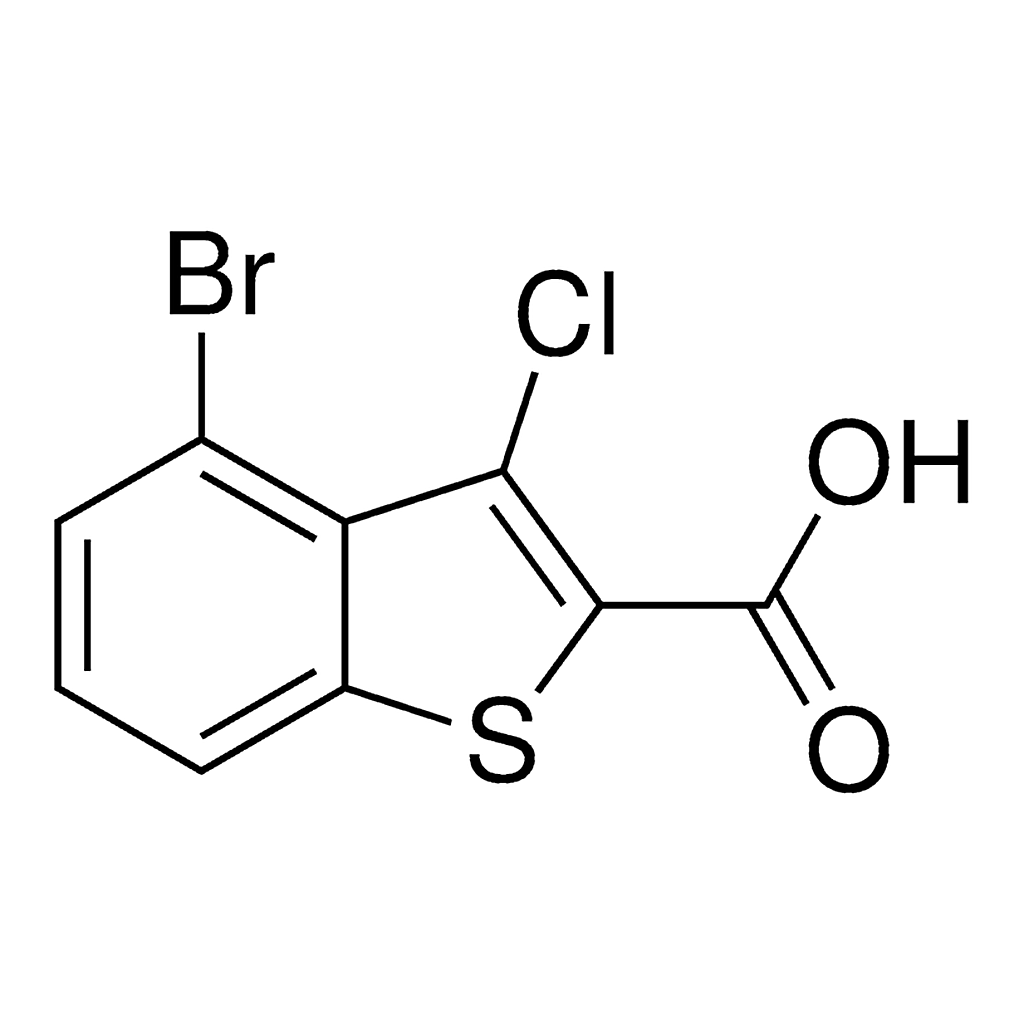Merck 4-Bromo-3-chloro-1-benzothiophene-2-carboxylic acid
