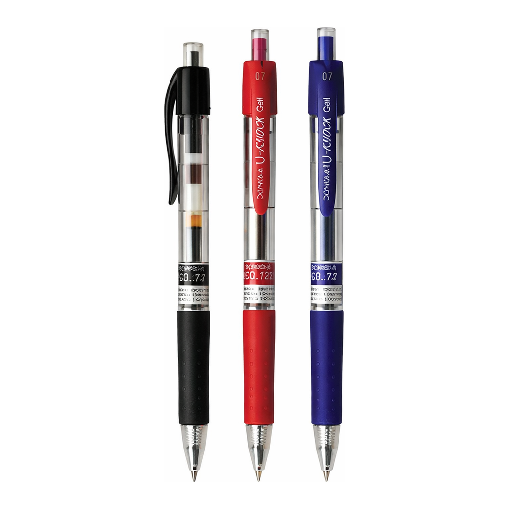 OFFICENEX 동아 유노크볼펜(0.7mm 흑색)