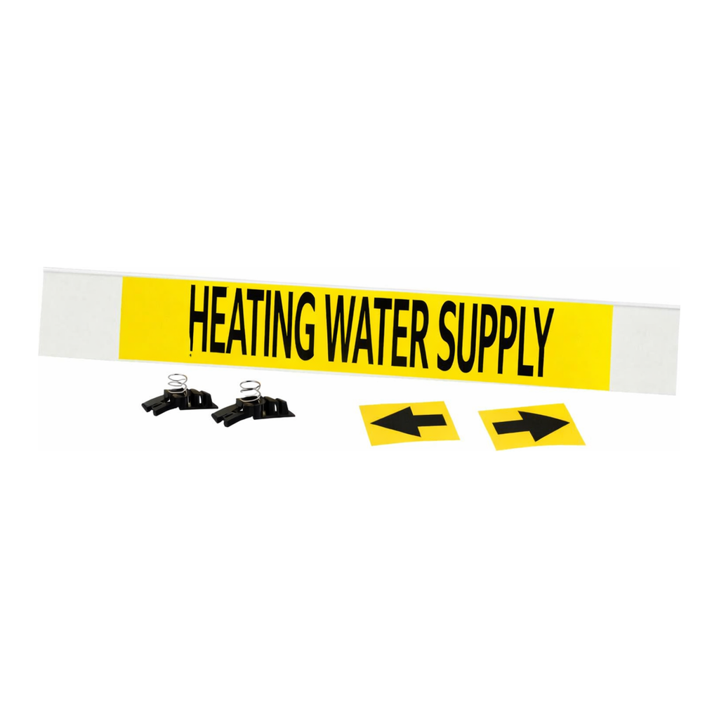 Brady HEATING WATER SUPPLY High Performance Pipe Marker