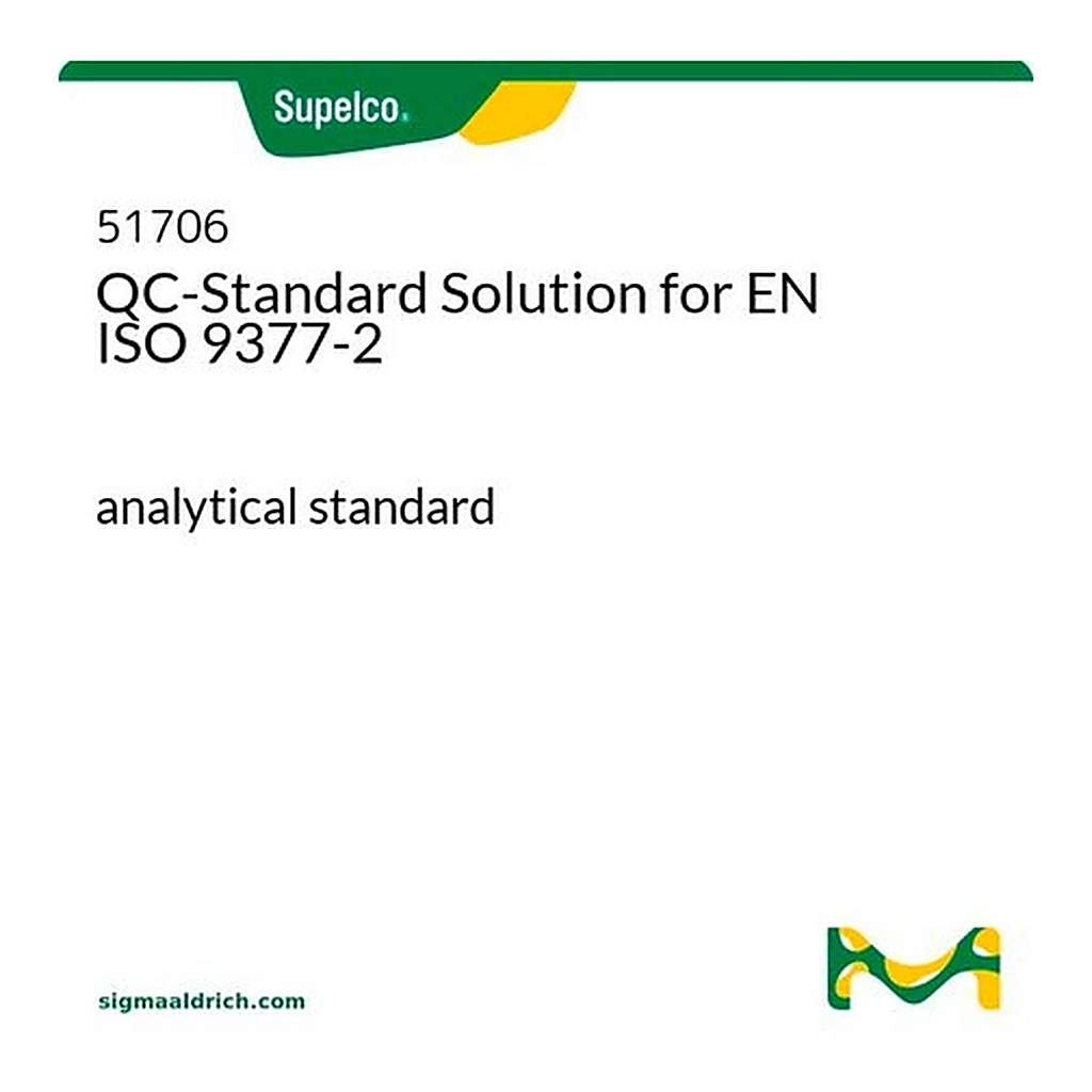 Merck QC-Standard Solution for EN ISO 9377-2