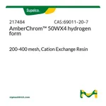 Merck AmberChrom(TM) 50WX4 hydrogen form