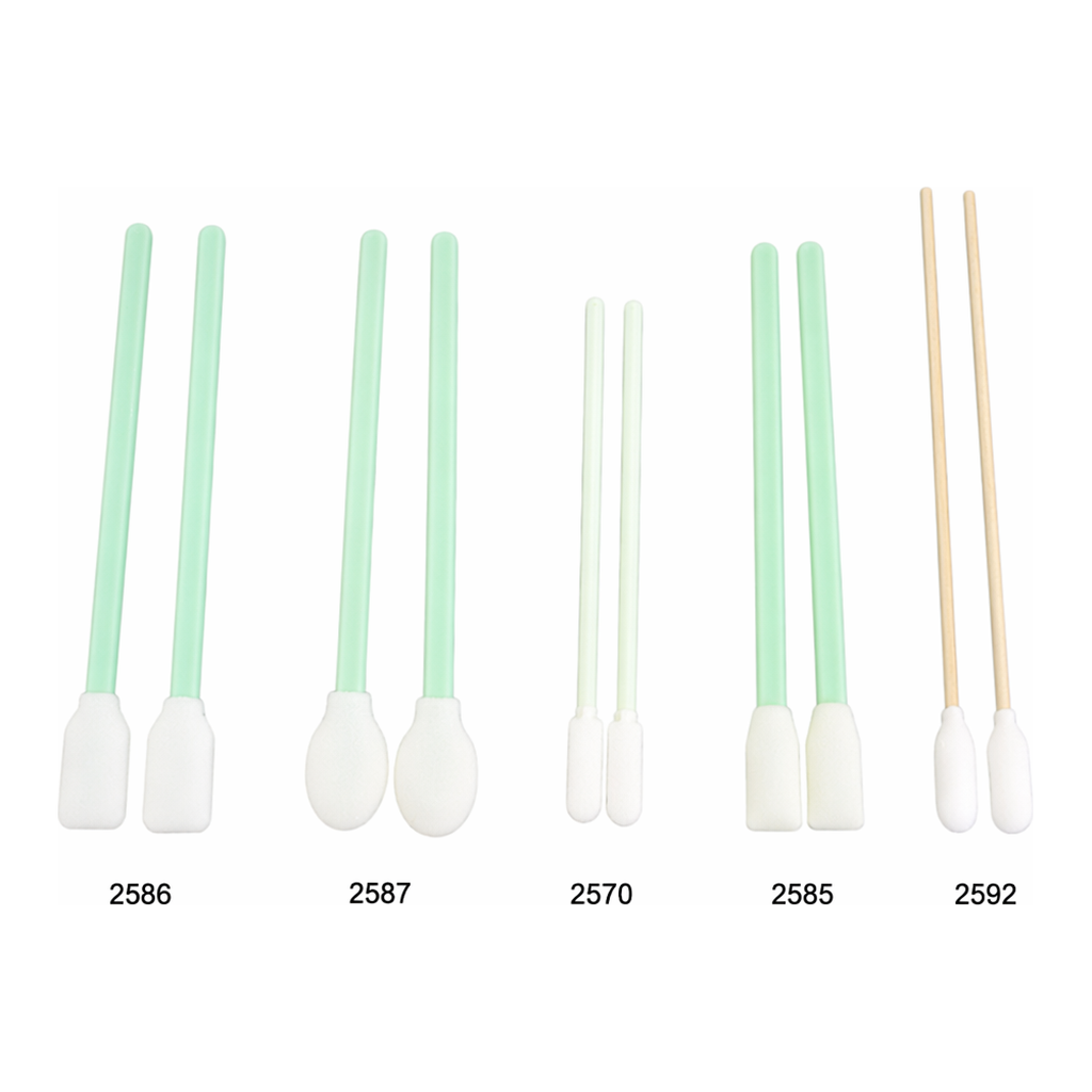 AS ONE PU Foam Cleanroom Swab, 우레탄폼 클린룸 면봉