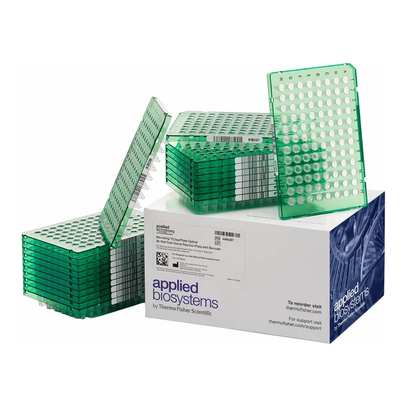 Thermo Fisher Scientific MicroAmp EnduraPlate Optical 96-Well Fast Green Reaction Plates with Barcode