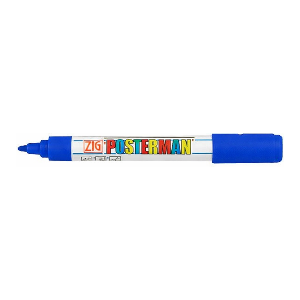 OFFICENEX 지그 포스터맨 수성 마카(2mm/블루)