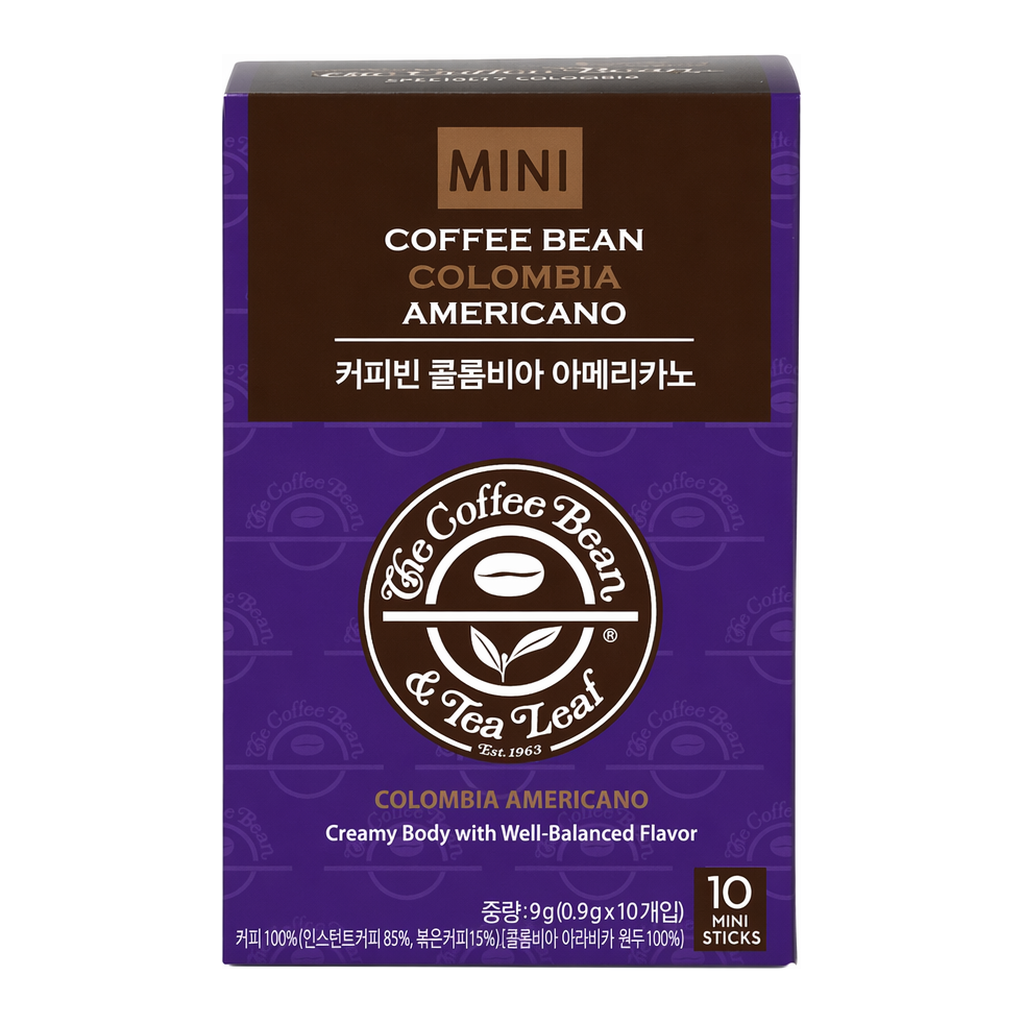 OFFICENEX 커피빈 콜롬비아 아메리카노 미니(0.9*10T)