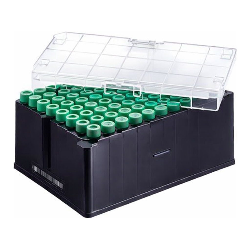 Greiner Bio One CRYO.S BIOBANKING TUBES, 1000 µL, 2D CODES,RACK WITH 96 CAPPED TUBES, SCREW CAP GREEN, 2 RACKS/BAG, 1 MANUAL CAPPING TOOL