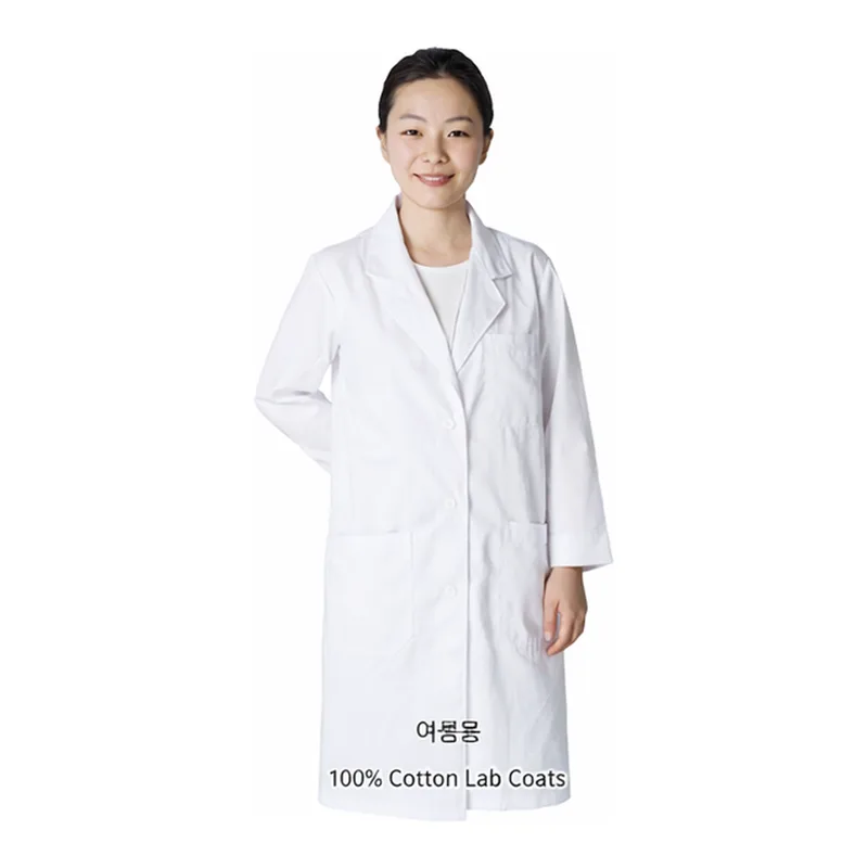 Daihan Science Keumsung 100% Cotton Lab Coat/Gown, General PurposeIdeal for Laboratory & Medic