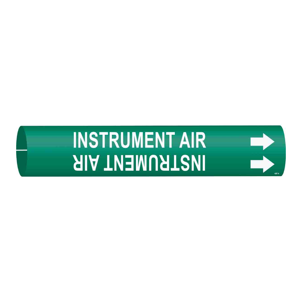 Brady INSTRUMENT AIR Snap-On Pipe Marker