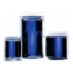 Certified Clean Clear Glass Straight-Sided Jars
