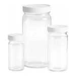 Graduated Glass Bottle Beakers
