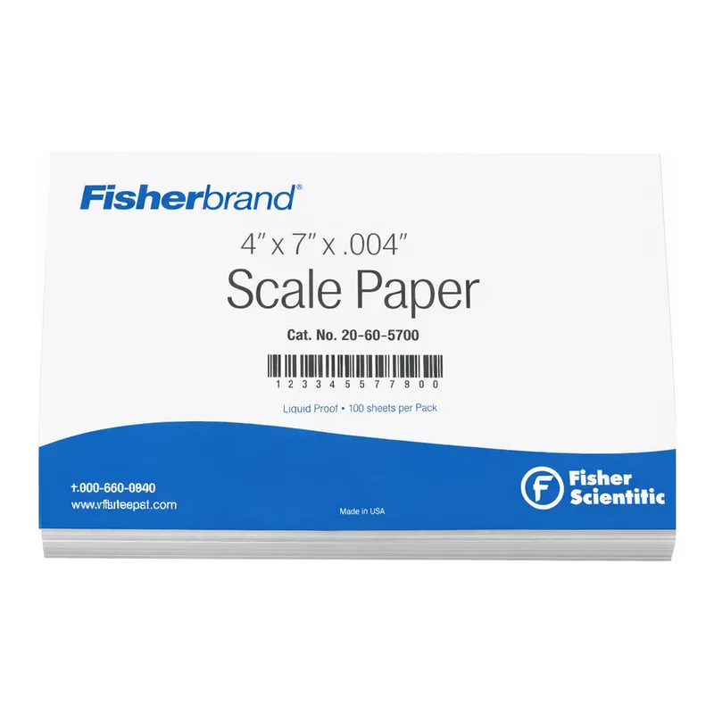 Fisherbrand™ Liquid Proof Scale Papers