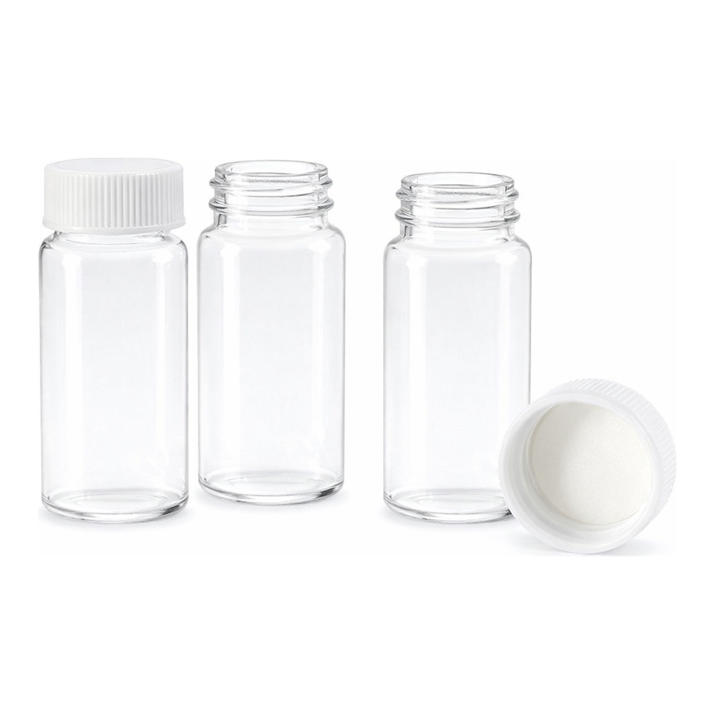 Glass 20mL Scintillation Vials and Urea Caps