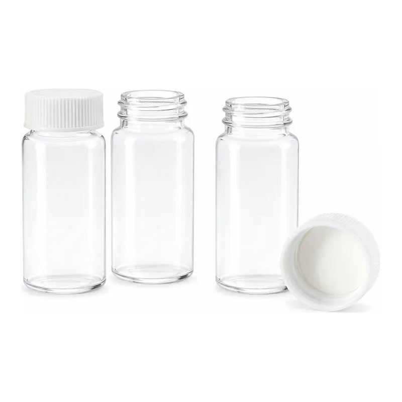 Glass 20mL Scintillation Vials and Urea Caps