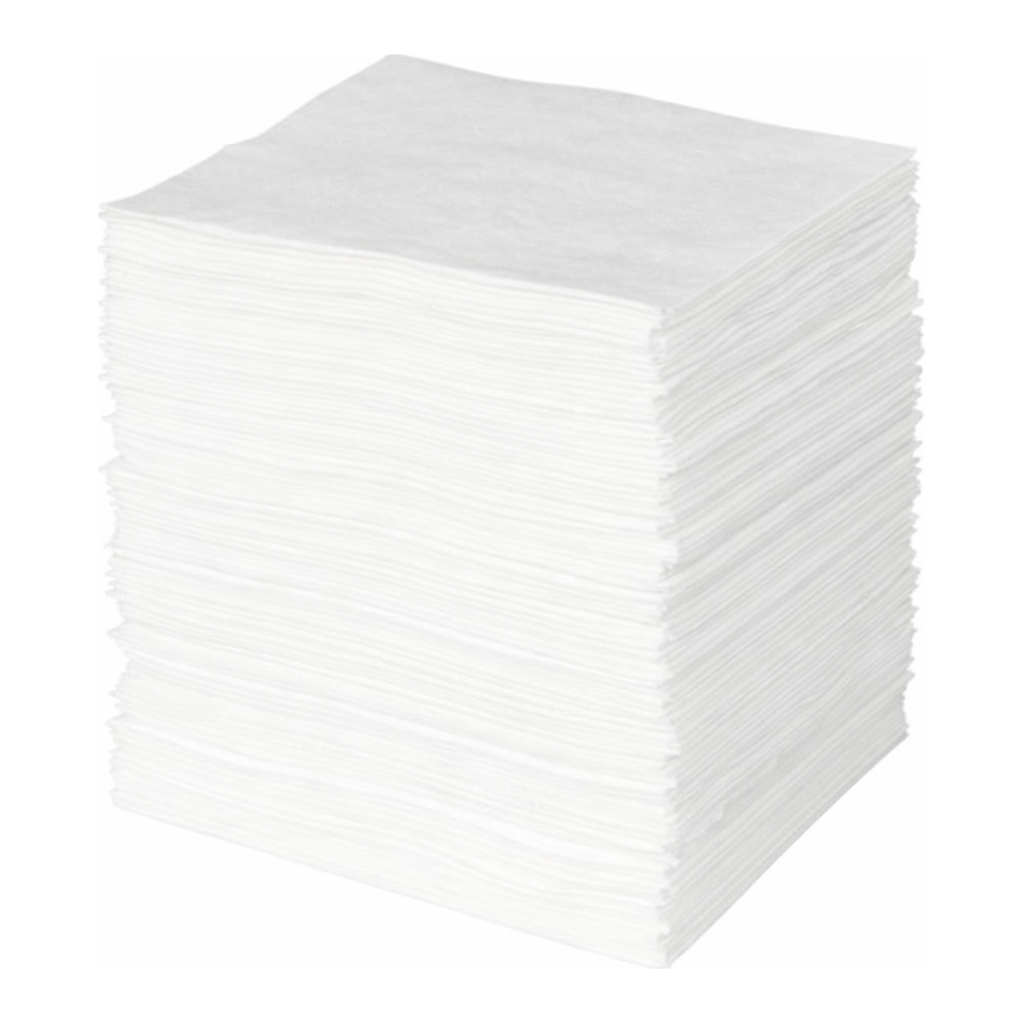 Oil Only White Absorbent Pads