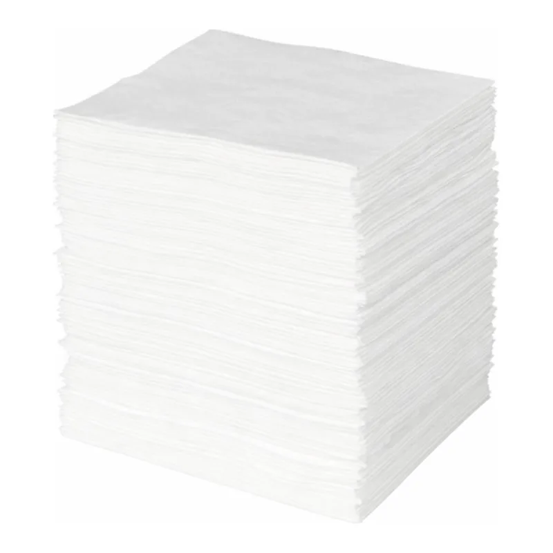 Oil Only White Absorbent Pads