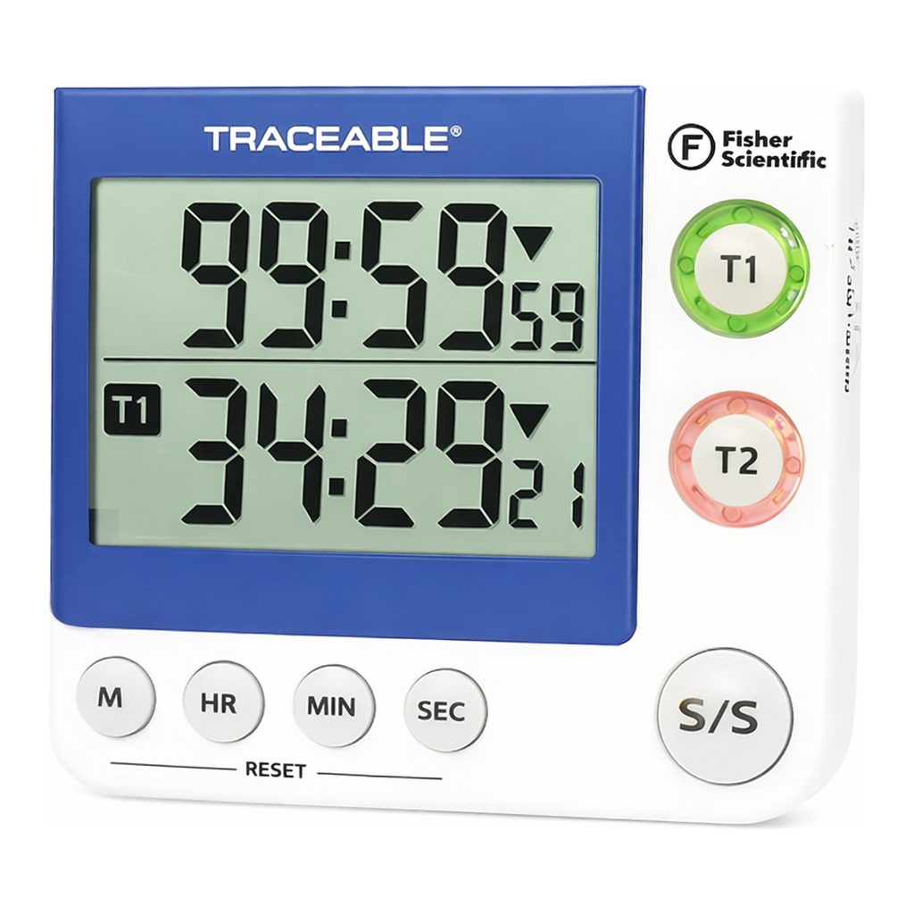 Flashing LED Big-Digit Dual Channel Timer