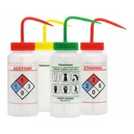 Fisherbrand™ Solvent-Vented™ and Safety-Labeled Wash Bottles