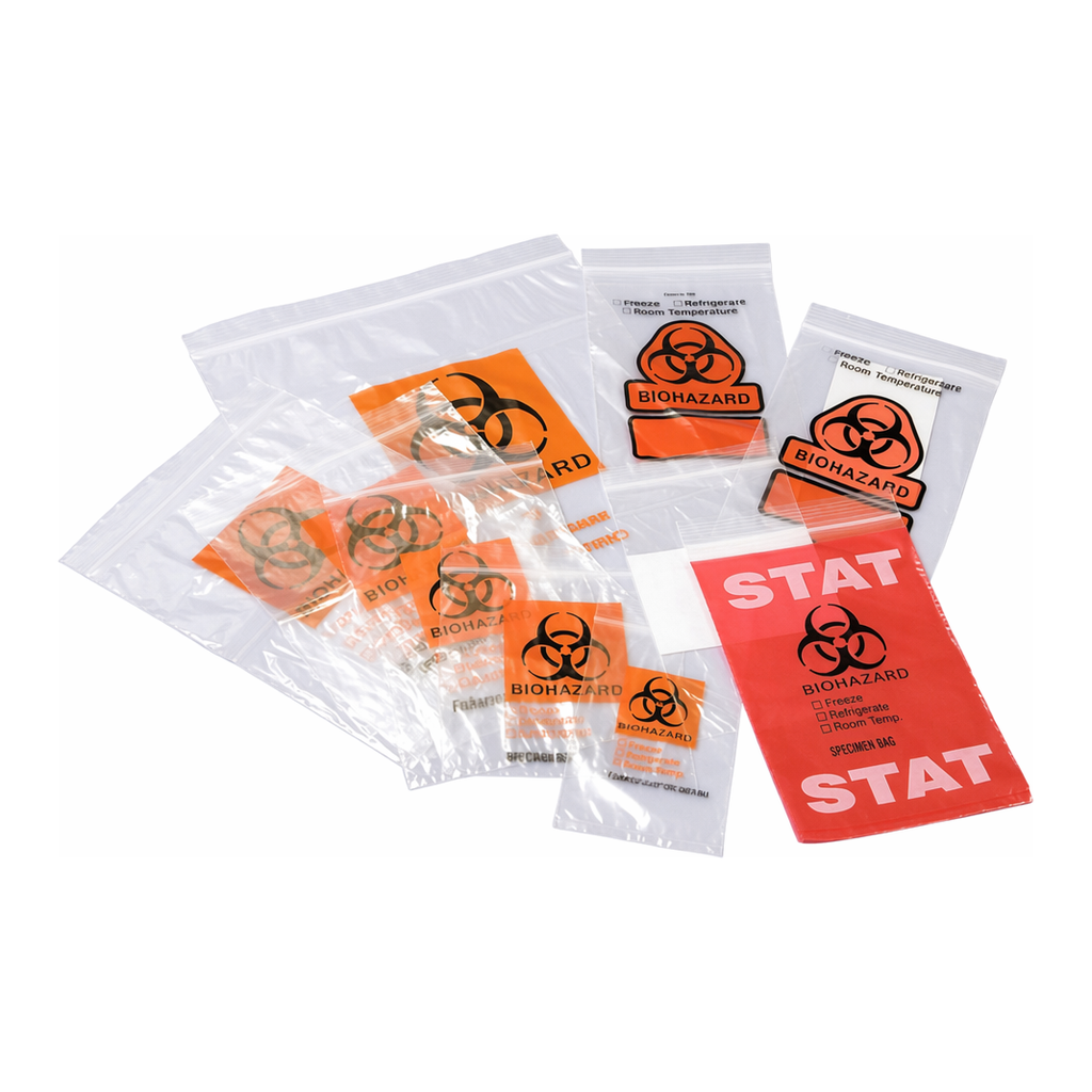 Biohazard Specimen Transport Bags