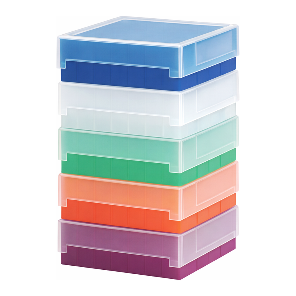 81-Place Polypropylene Cryo Storage Boxes