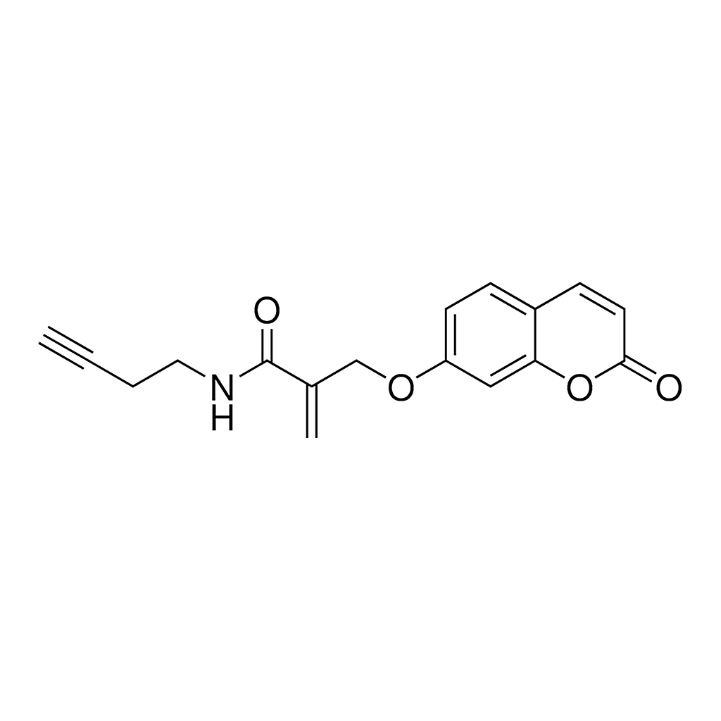 Merck N-(But-3-yn-1-yl)-2-(((2-oxo-2H-chromen-7-yl)oxy)methyl)acrylamide