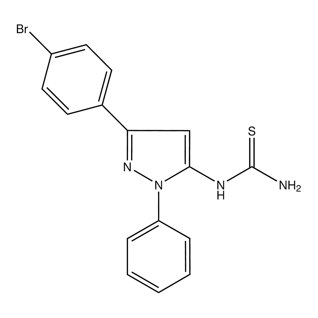 Merck 1-(3-(4-Bromophenyl)-1-phenyl-1H-pyrazol-5-yl)thiourea