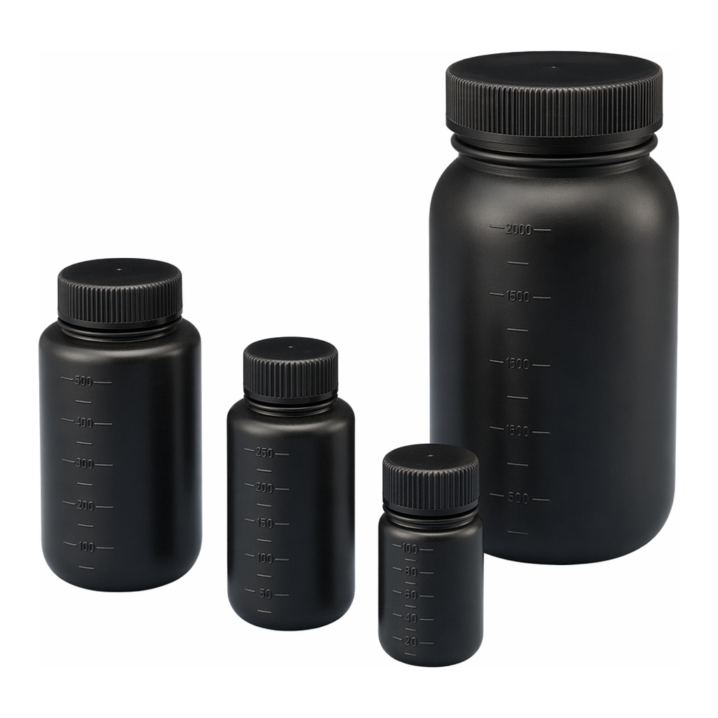 AS ONE J Bottle Round Type Wide-Mouth (Shading), J 원형 광구병 (차광)