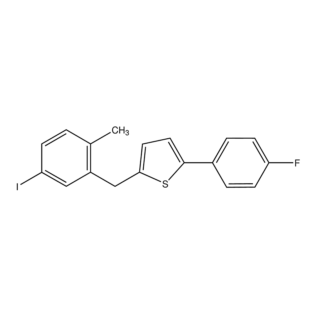 Merck 2-(4-Fluorophenyl)-5-[(5-iodo-2-methylphenyl)methyl]thiophene