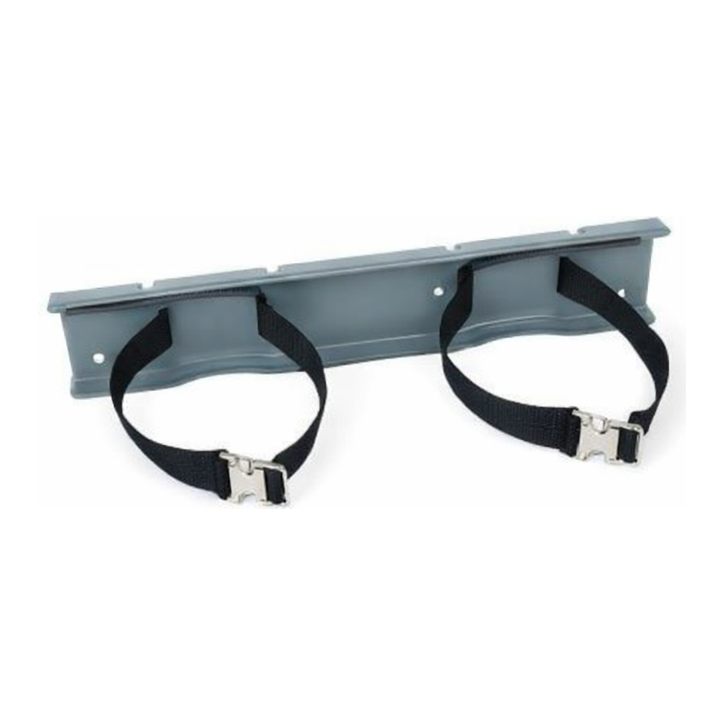 Restek Double Cylinder Holder, Wall-Mounted