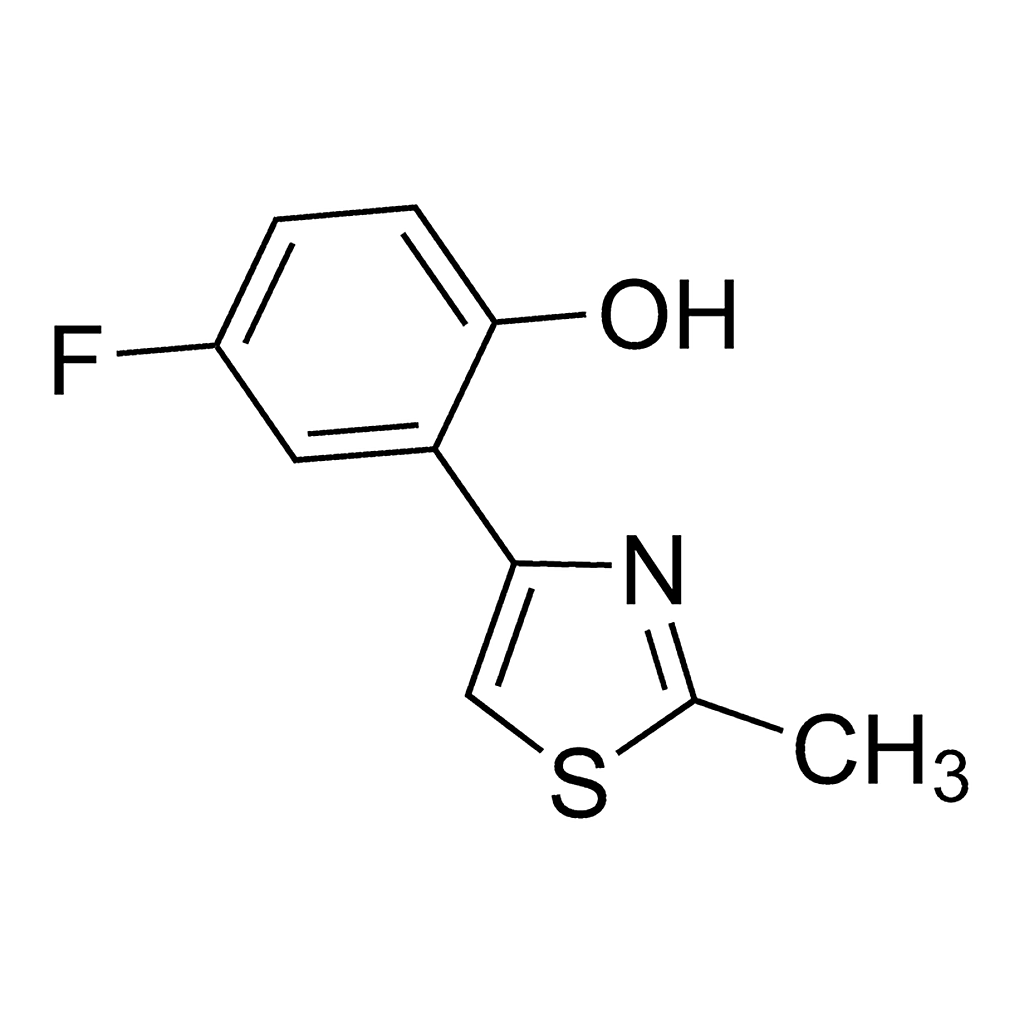 Merck 4-Fluoro-2-(2-methylthiazol-4-yl)phenol