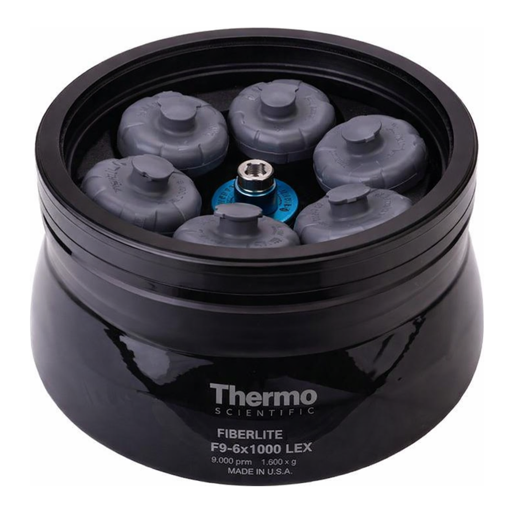 Thermo Fisher Scientific Fiberlite F9-6 x 1000 LEX Fixed Angle Rotor for LYNX 6000 Superspeed Centrifuge