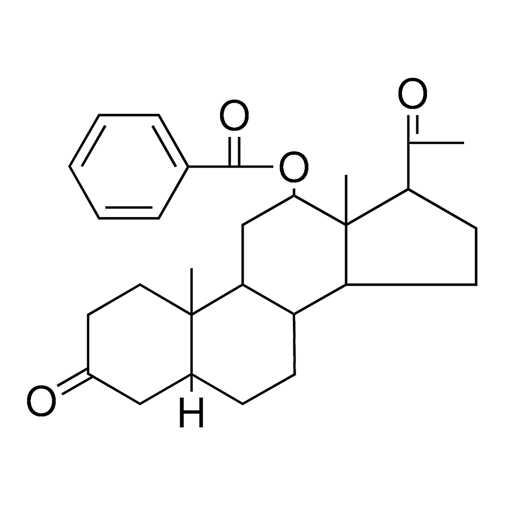 Merck 12BETA-(BENZOYLOXY)-3-OXOPREGN - 10 MG&