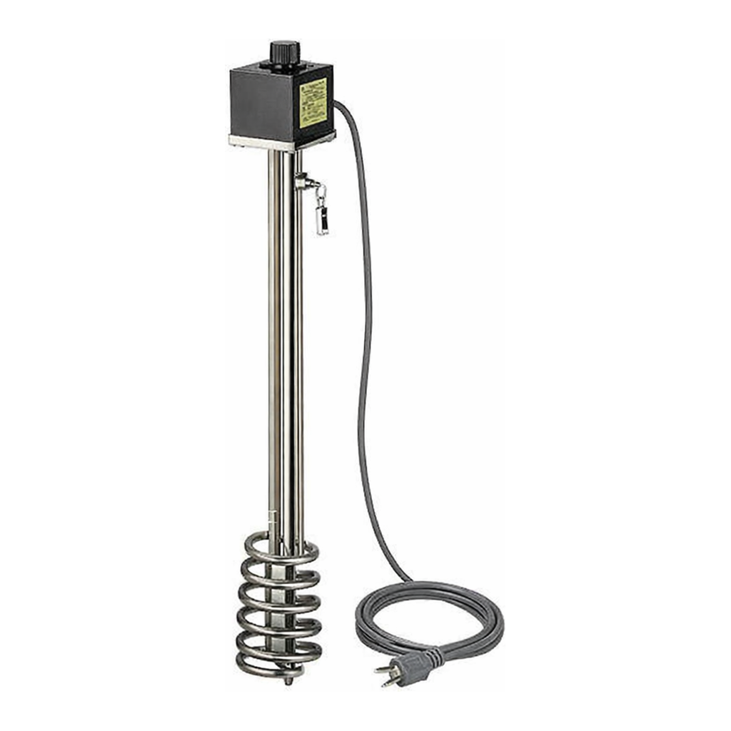 AS ONE Immersion Heater with Thermostat, 써모스탯 부속 투입 히터