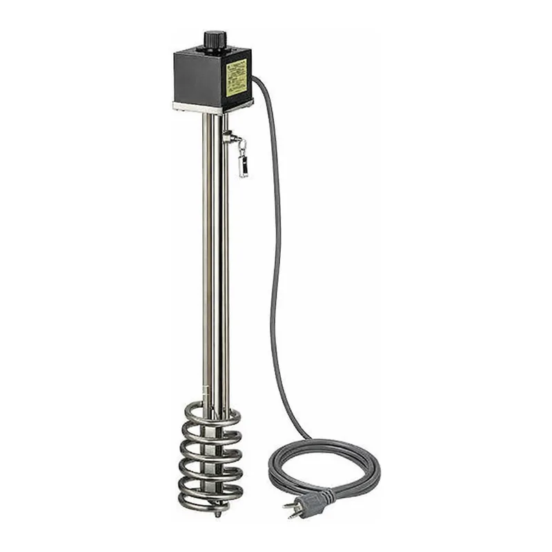 AS ONE Immersion Heater with Thermostat, 써모스탯 부속 투입 히터