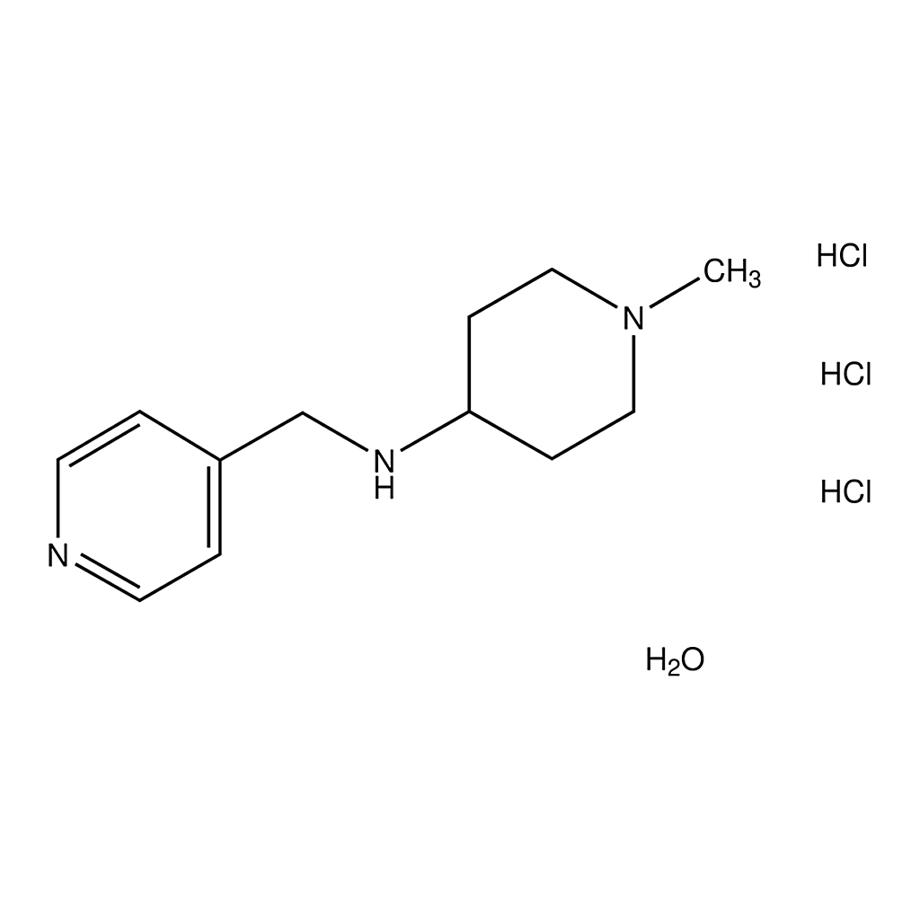 Merck 1-Methyl-N-(4-pyridinylmethyl)-4-piperidinamine trihydrochloride hydrate